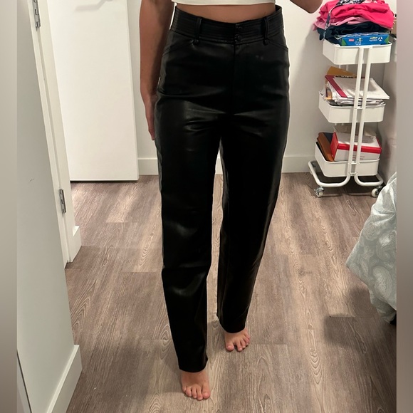 Wilfred faux leather high wasted pant - Picture 2 of 3